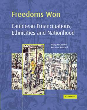 Freedoms Won: Caribbean Emancipations, Ethnicities and Nationhood de Hilary McD. Beckles