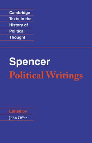 Spencer: Political Writings de Herbert Spencer