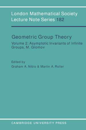 Geometric Group Theory de Graham Niblo