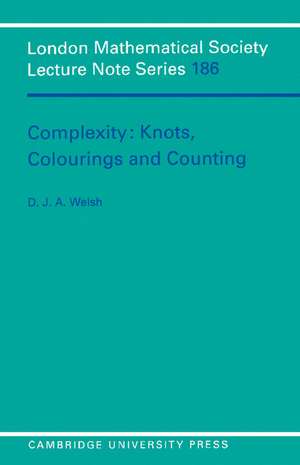 Complexity de D. J. A. Welsh