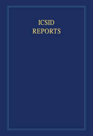 ICSID Reports: Volume 2: Reports of Cases Decided under the Convention on the Settlement of Investment Disputes between States and Nationals of Other States, 1965 de R. Rayfuse