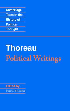 Thoreau: Political Writings de Henry David Thoreau