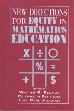 New Directions for Equity in Mathematics Education de Walter G. Secada