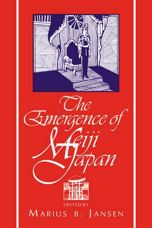 The Emergence of Meiji Japan de Marius B. Jansen