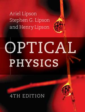 Optical Physics de Ariel Lipson