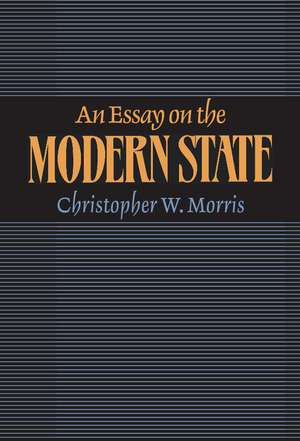 An Essay on the Modern State de Christopher W. Morris