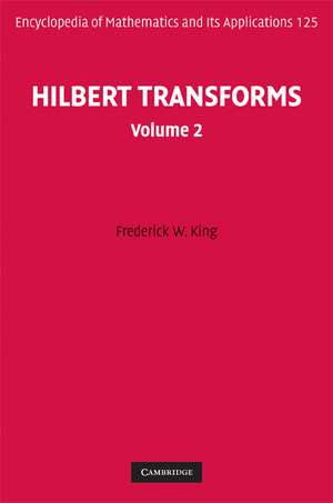 Hilbert Transforms: Volume 2 de Frederick W. King