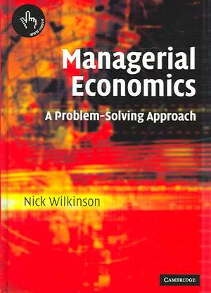 Managerial Economics: A Problem-Solving Approach de Nick Wilkinson