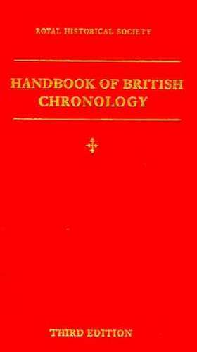 Handbook of British Chronology de E. B. Pryde