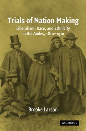 Trials of Nation Making: Liberalism, Race, and Ethnicity in the Andes, 1810–1910 de Brooke Larson