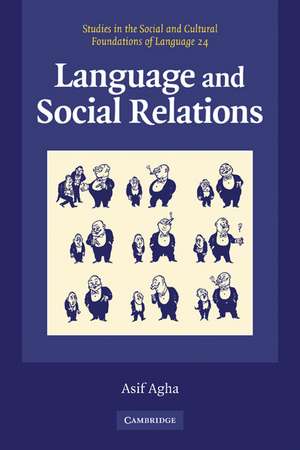 Language and Social Relations de Asif Agha