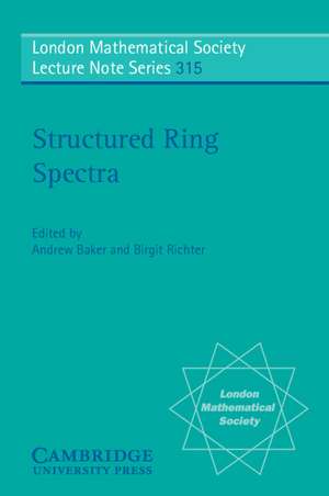 Structured Ring Spectra de Andrew Baker