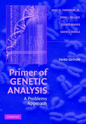 Primer of Genetic Analysis: A Problems Approach de Jr James N. Thompson