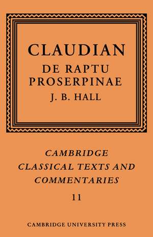 Claudian: De Raptu Proserpinae de Claudian