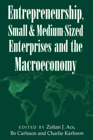 Entrepreneurship, Small and Medium-Sized Enterprises and the Macroeconomy de Zoltan J. Acs