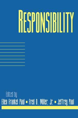 Responsibility: Volume 16, Part 2 de Ellen Frankel Paul