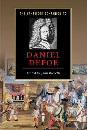 The Cambridge Companion to Daniel Defoe de John Richetti