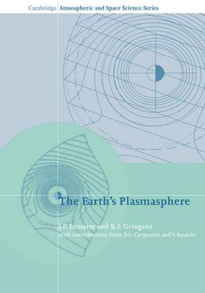 The Earth's Plasmasphere de J. F. Lemaire