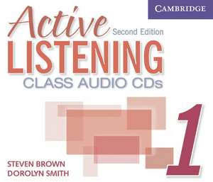 Active Listening 1 Class Audio CDs de Steve Brown