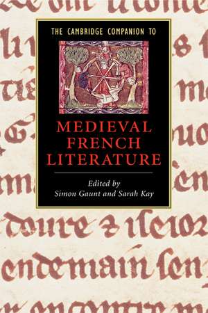 The Cambridge Companion to Medieval French Literature de Simon Gaunt