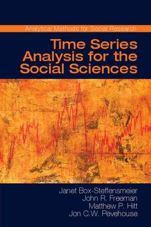 Time Series Analysis for the Social Sciences de Janet M. Box-Steffensmeier