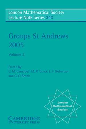 Groups St Andrews 2005 de C. M. Campbell