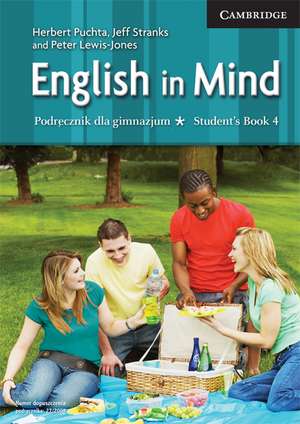 English in Mind Level 4 Student's Book Polish Edition de Herbert Puchta