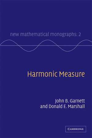 Harmonic Measure de John B. Garnett