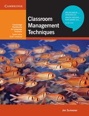 Classroom Management Techniques de Jim Scrivener