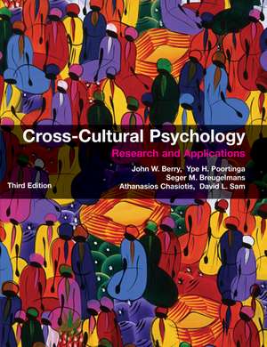 Cross-Cultural Psychology: Research and Applications de John W. Berry