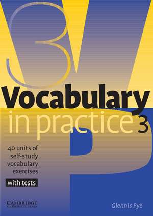 Vocabulary in Practice 3 de Glennis Pye