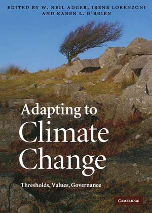 Adapting to Climate Change: Thresholds, Values, Governance de W. Neil Adger