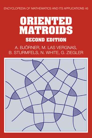 Oriented Matroids de Anders Björner