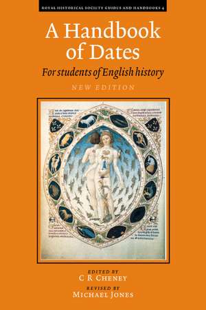 A Handbook of Dates: For Students of British History de C. R. Cheney