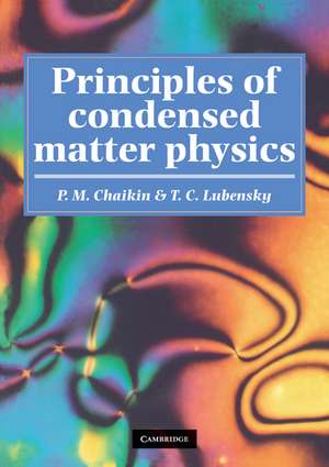 Principles of Condensed Matter Physics de P. M. Chaikin