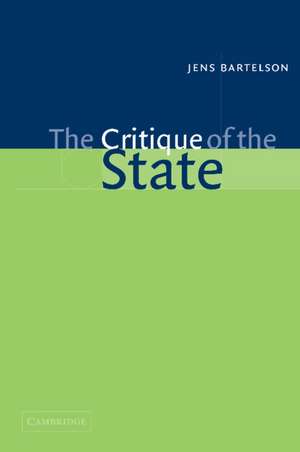 The Critique of the State de Jens Bartelson