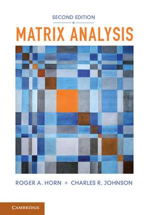 Matrix Analysis de Roger A. Horn