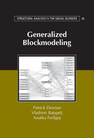 Generalized Blockmodeling de Patrick Doreian