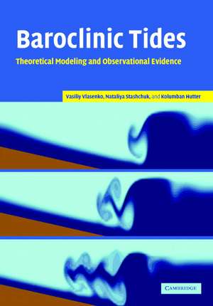 Baroclinic Tides: Theoretical Modeling and Observational Evidence de Vasiliy Vlasenko