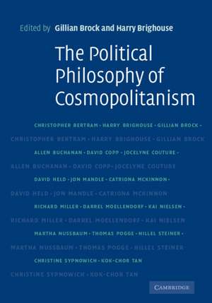 The Political Philosophy of Cosmopolitanism de Gillian Brock