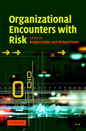 Organizational Encounters with Risk de Bridget Hutter