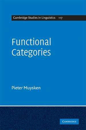 Functional Categories de Pieter Muysken