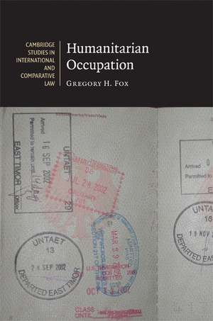 Humanitarian Occupation de Gregory H . Fox
