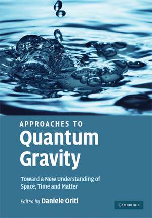 Approaches to Quantum Gravity: Toward a New Understanding of Space, Time and Matter de Daniele Oriti