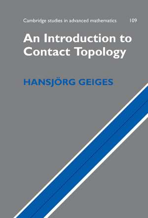 An Introduction to Contact Topology de Hansjörg Geiges