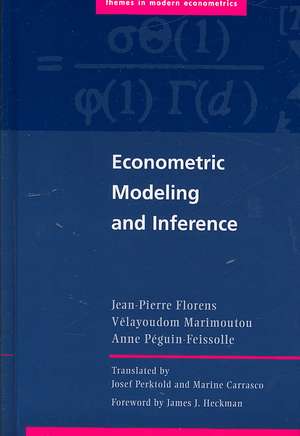 Econometric Modeling and Inference de Jean-Pierre Florens
