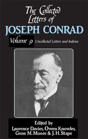 The Collected Letters of Joseph Conrad 9 Volume Hardback Set de Joseph Conrad