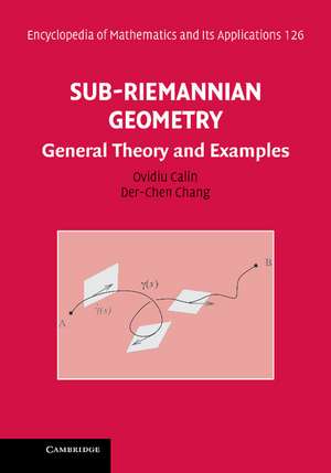 Sub-Riemannian Geometry: General Theory and Examples de Ovidiu Calin