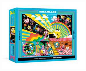 Dreamland: A 500-Piece Jigsaw Puzzle & Stickers: Jigsaw Puzzles for Adults de Hattie Stewart