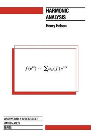 Harmonic Analysis de Henry Helson